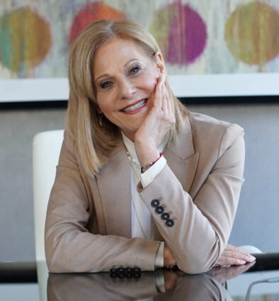 Dr. Randy Heller at her desk
